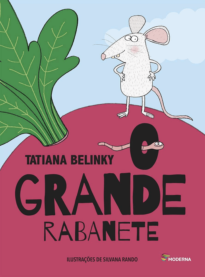 Capa do livro "O grande rabanete", escrito por Tatiana Belinky e ilustrado por Silvana Rando