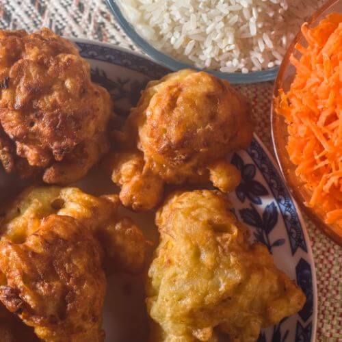 Bolinho de arroz para receitas de Dia dos Pais