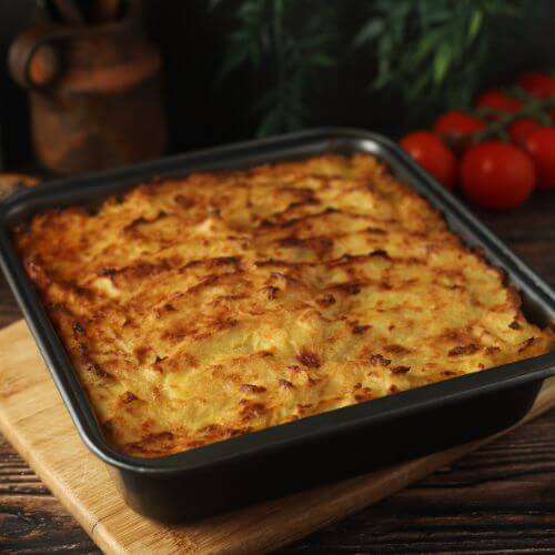 Escondidinho de carne seca