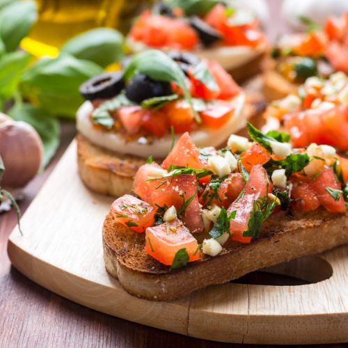 Bruschetta vegetariana 