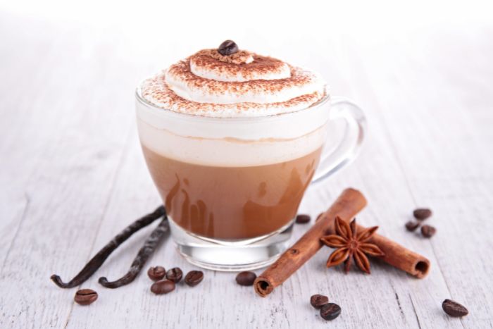 Receitas de cappuccino cappuccino com canela