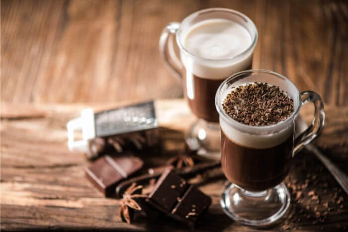 Receitas de cappuccino cappuccino com chocolate