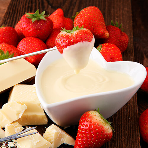 fondue de chocolate branco