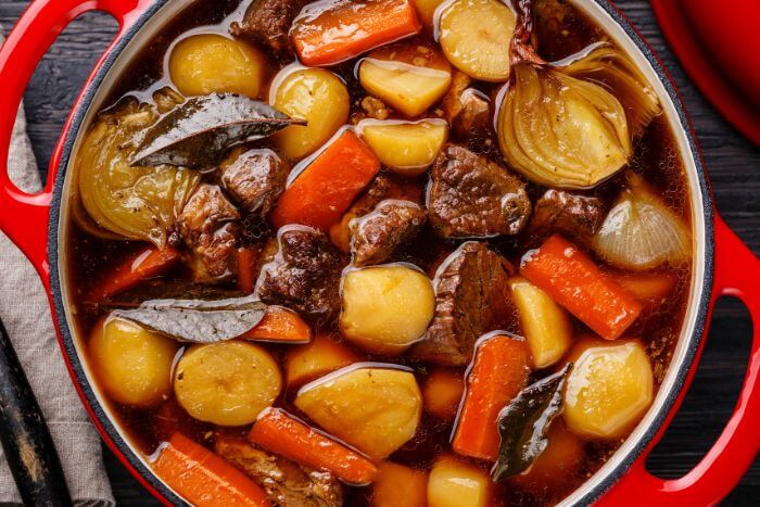 Carne na panela de pressão