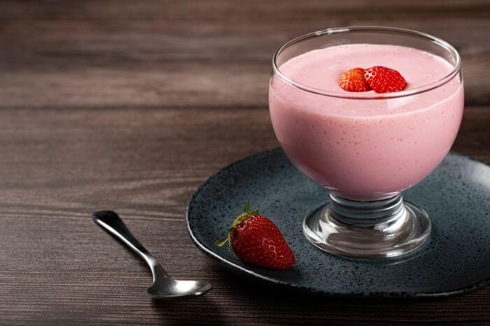 Mousse de morango