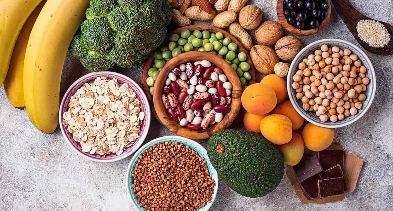 alimentos ricos em fibras