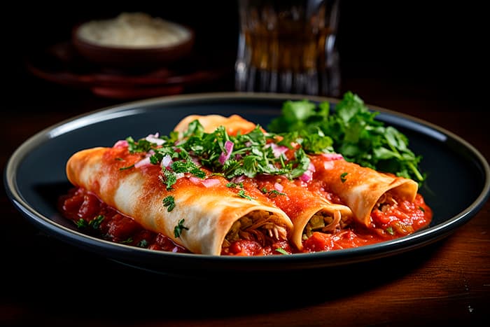 receitas com frango desfiado: panqueca de frango