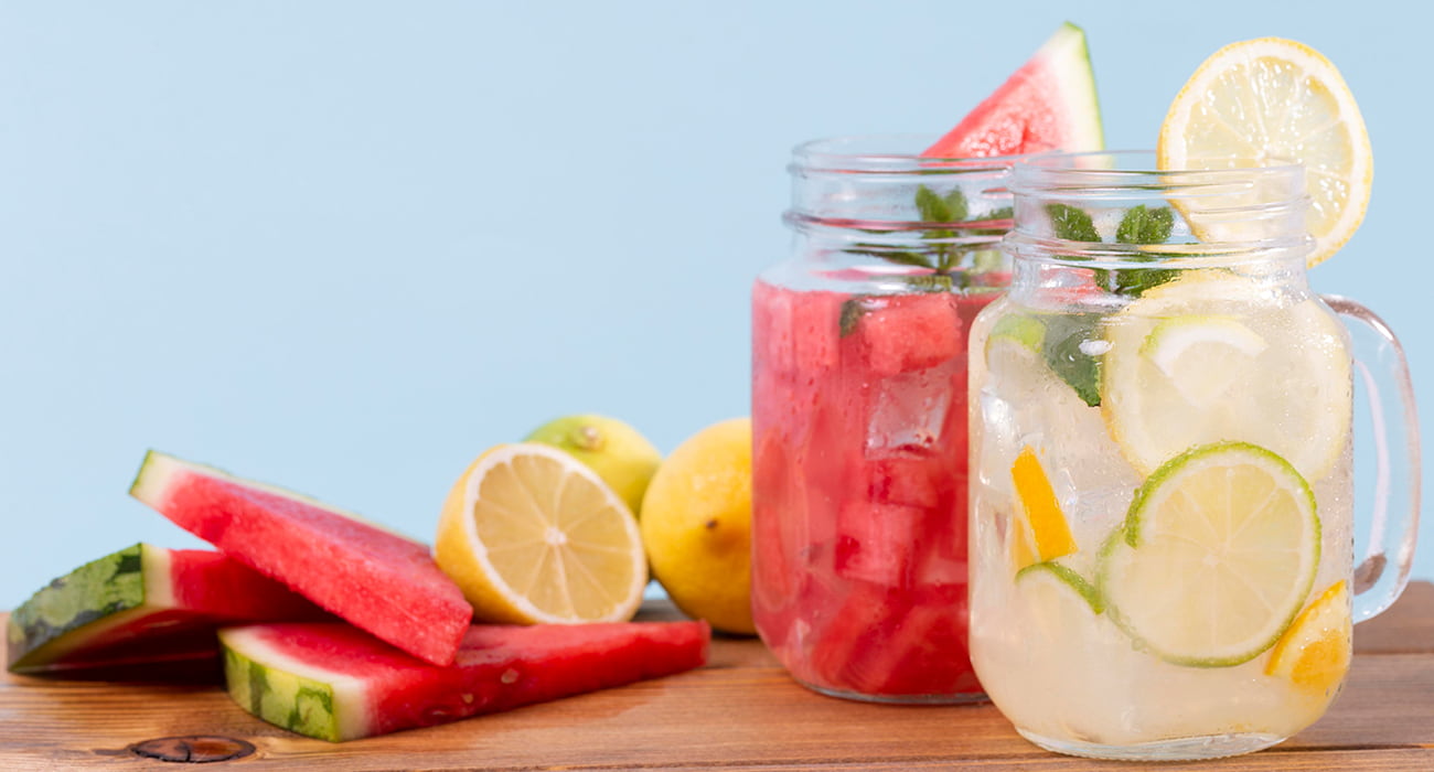 água Saborizada Receitas