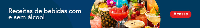 banner receitas de drinks com e sem álcool