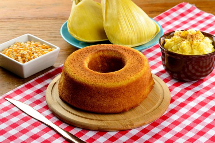 Bolo de milho.