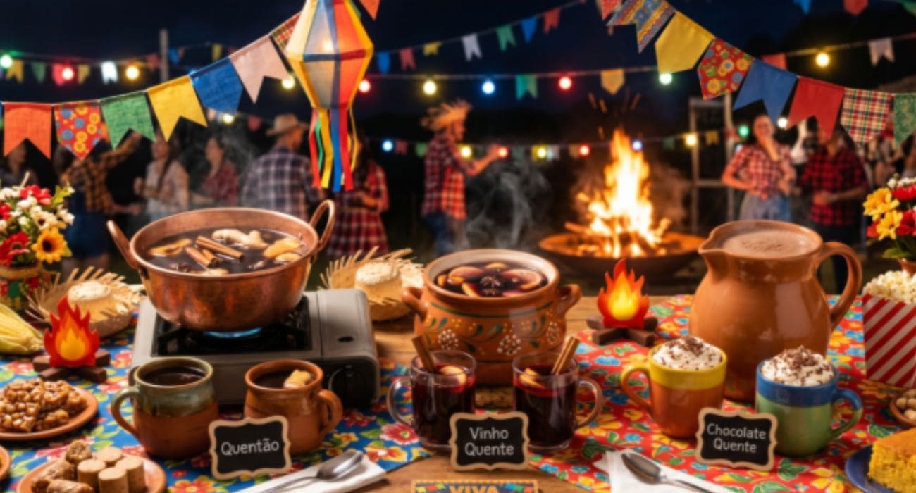 Mesa De Bebidas Juninas