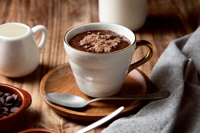 Chocolate quente cremoso