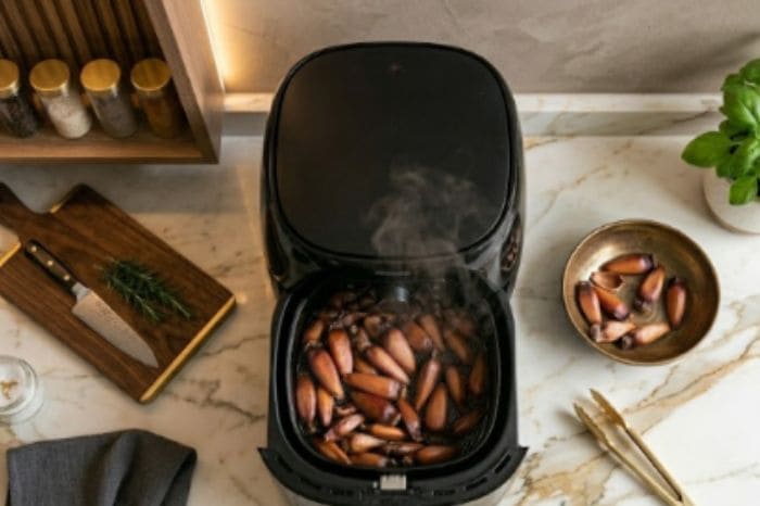 Pinhão na airfryer