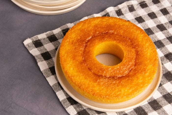 Bolo de milho com flocão