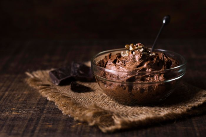 Mousse de chocolate.