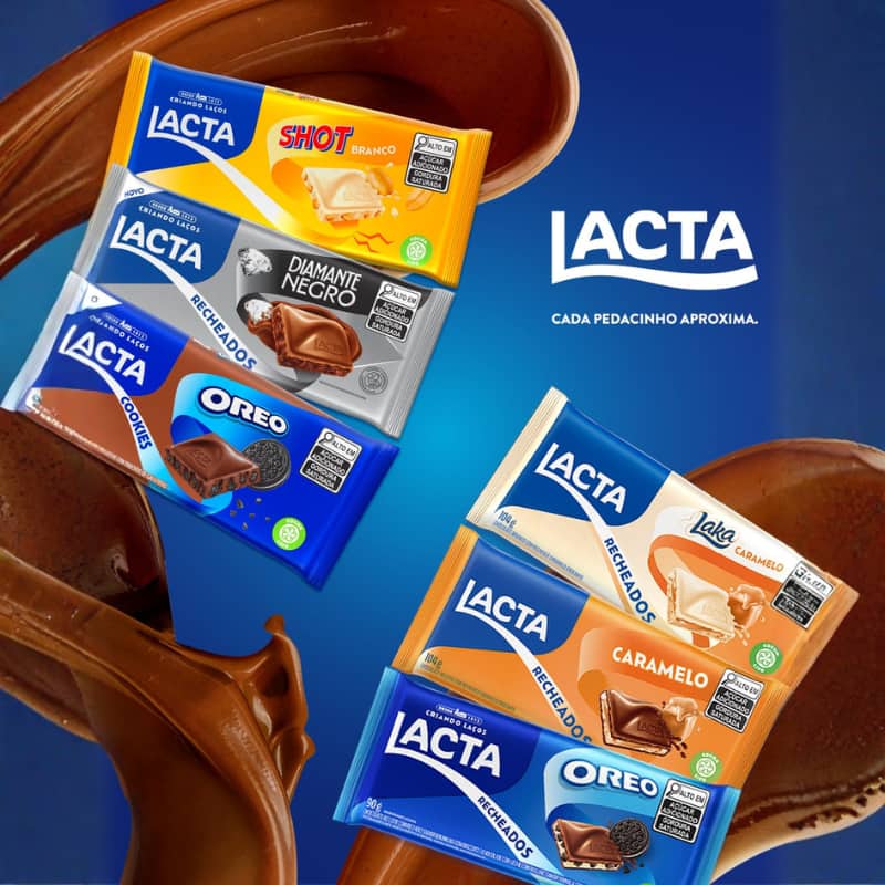 chocolates lacta no nagumo